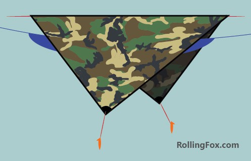hammock-Diamond-Tarp-Setup