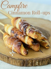 Campfire Cinnamon Roll-Ups