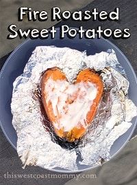Fire Roasted Sweet Potatoes
