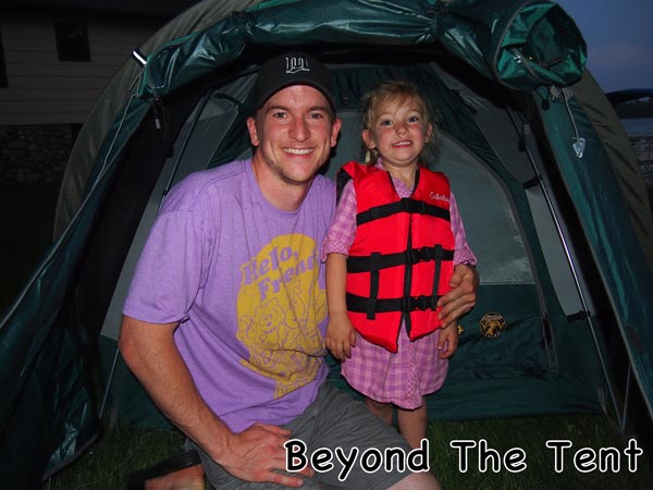 Beyond the tent