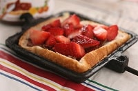 Strawberry And Nutella Sandwich
