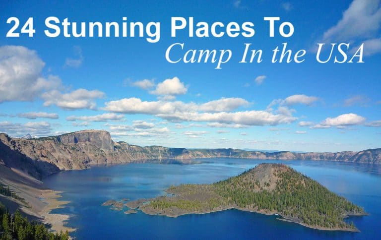 24 Stunning places to camp in the USA