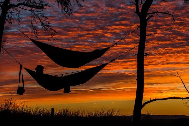 sleeping in hammock over sunset 800