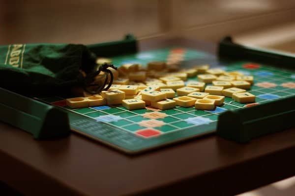 Scrabble game to play when its raining