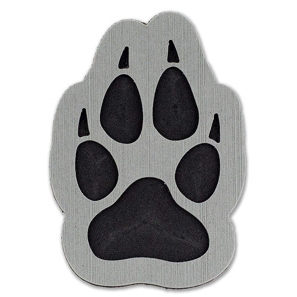 ToeJamR Snowboard Stomp Pad - Wolf Paw - Gray